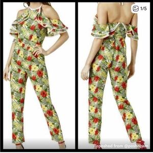 XOXO Vibrant Floral Jumpsuit